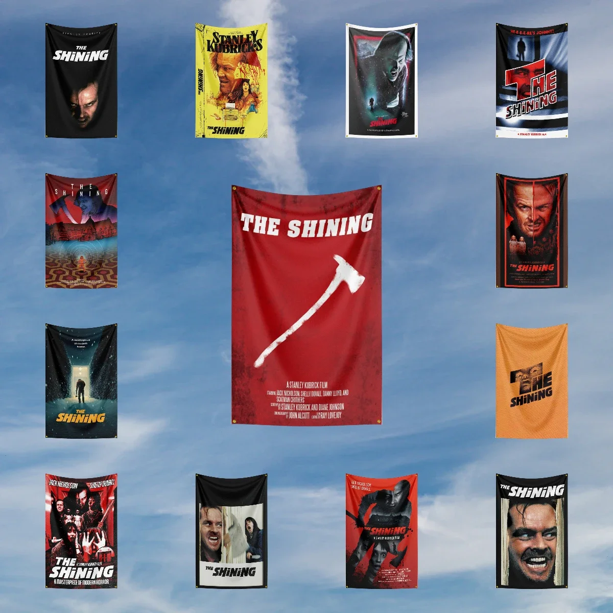 T-T-h-e S-Sh-in-in-g horror Movie Fans flag For wear resistant gaming room basement exhibition