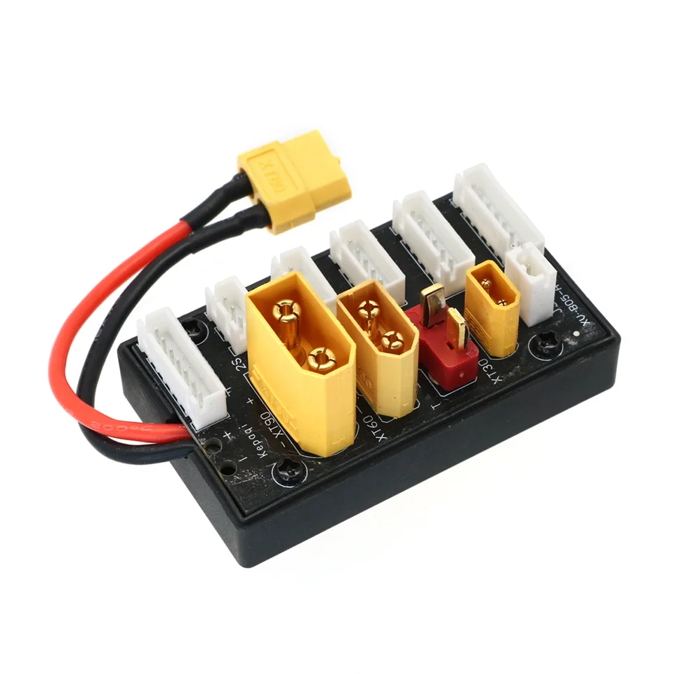 Placa De Carga Paralela Para Baterías Lipo XT30 XT60 – Carga 5 Paquetes 2-6S A La Vez, Compatible Con Cargadores IMAX B6, Q6 Pro, D2, T8