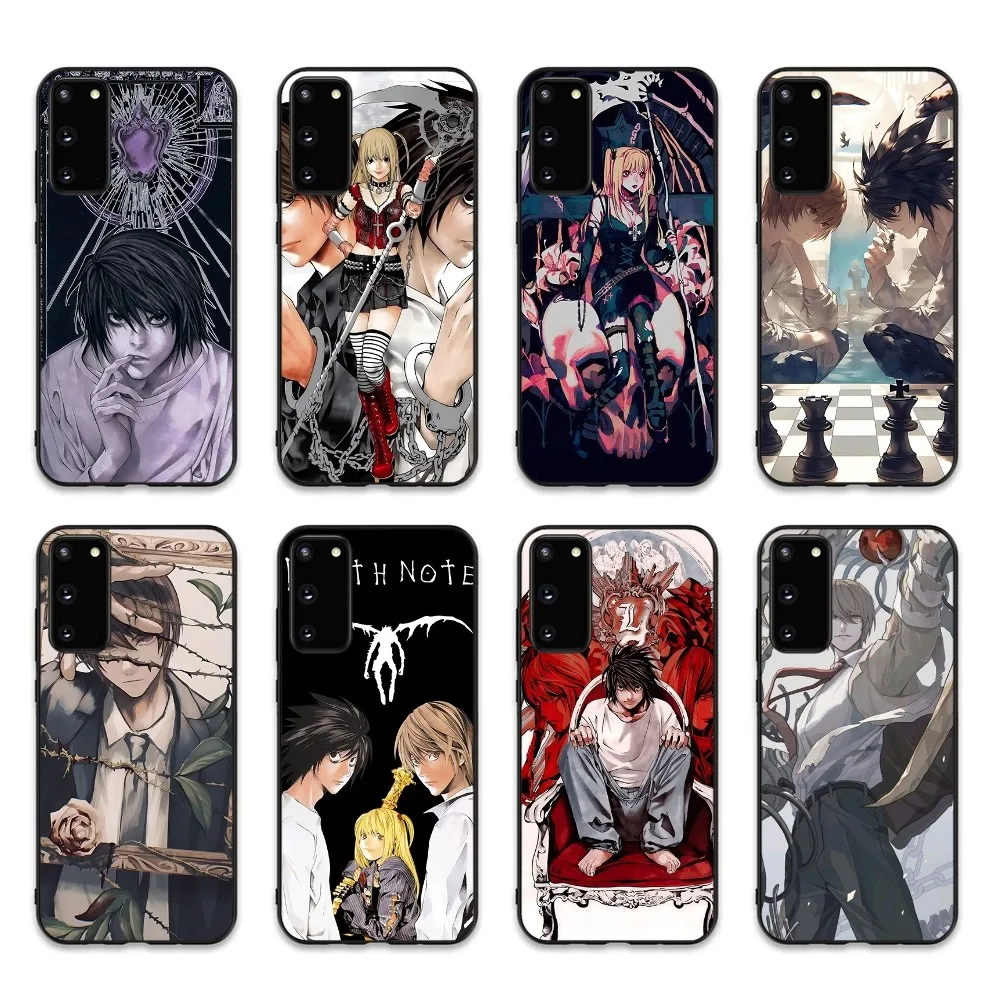 Hot Anime D-Death N-Note Phone Case For Samsung S 9 10 20 21 22 23 30 23 24 Plus Lite Ultra FE S10lite Fundas