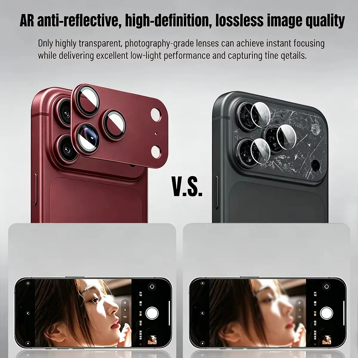 Magnetic 360° Protection Metal Camera Lens Protectors For iPhone 18 Pro 18 Pro Max 18promax  iPhone18promax Protective Lens Film