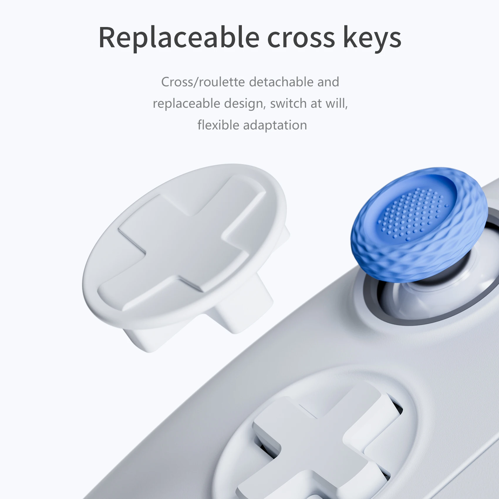 LinYuvo Gamepad KS33 للتبديل والتبديل لايت مع أزرار ميكانيكية، حركة جيروسكوبية 6 محاور، 7 أضواء ملونة وبرمجة ماكرو #4