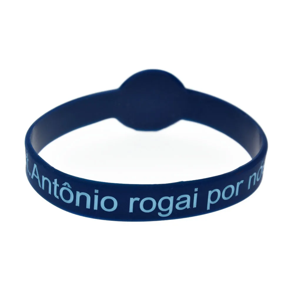25 Stück St. Antonius 'Rogai Por Nos' Jesus Silikon-Armband Uhrenform-Design Katholischer Andachts-Schmuck Armband – Detail 8
