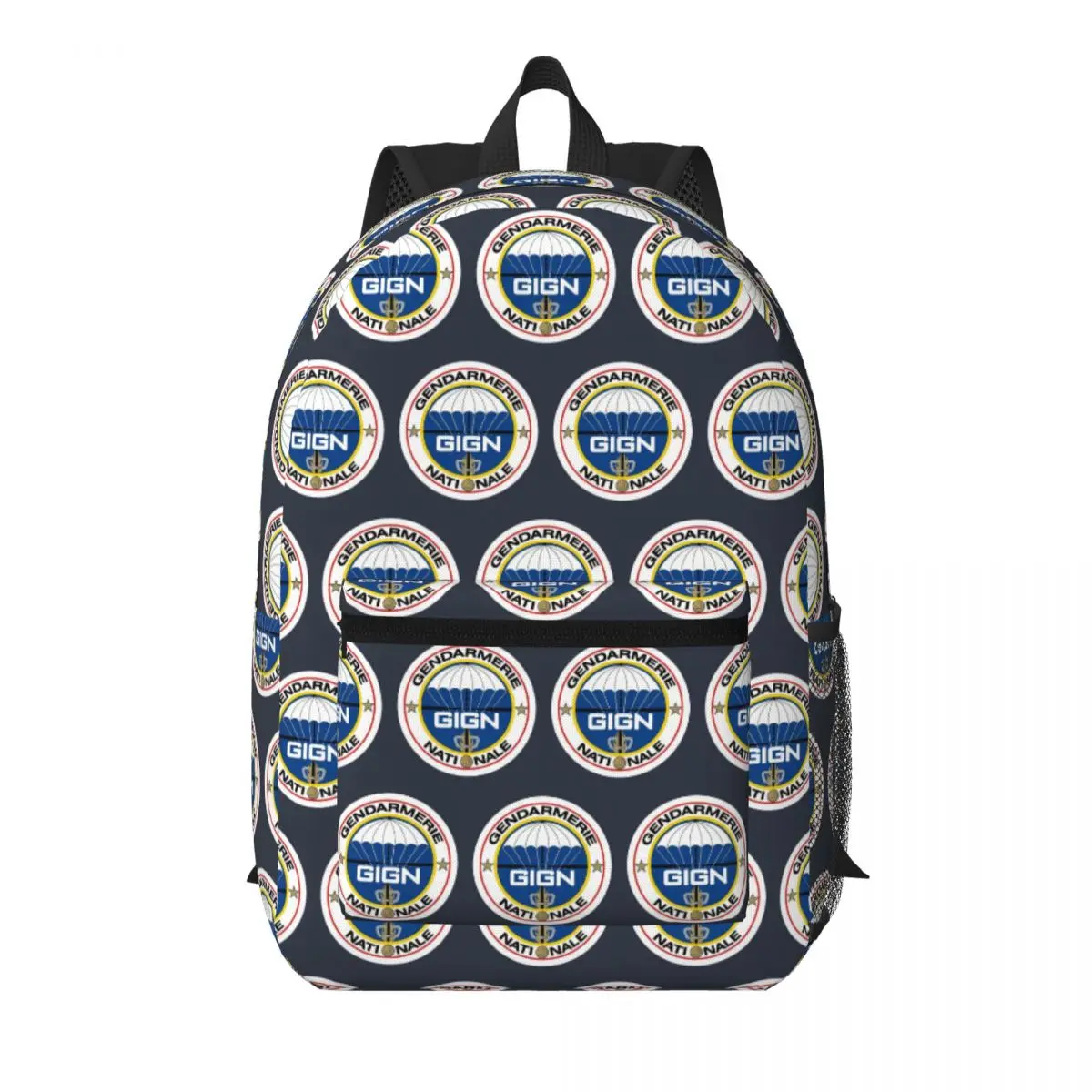 National Gendarmerie Intervention Group GIGN (France) Student Backpack School Bag Hiking Daypack Bookbag Shoulder Bags