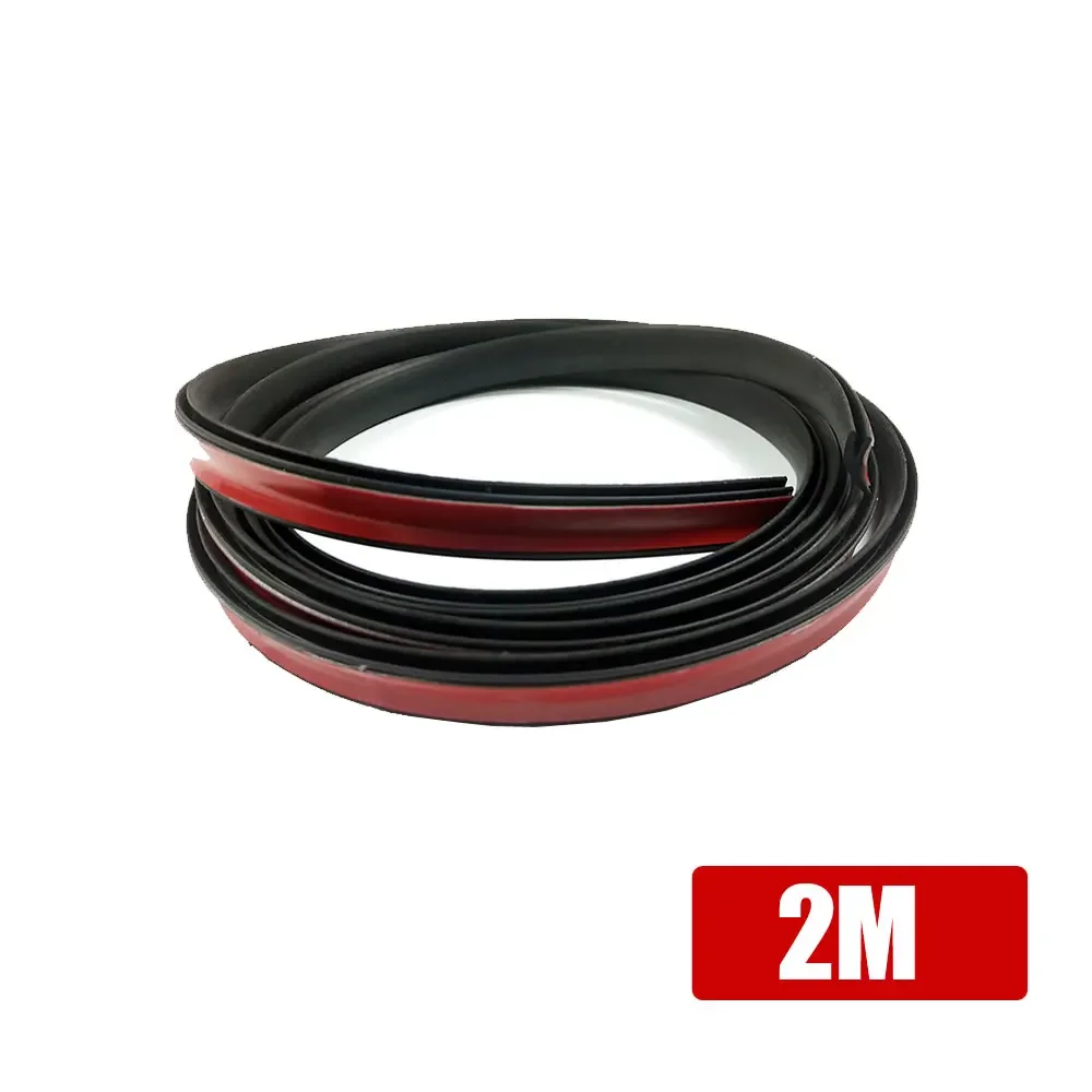 Universal Car V Shape Rubber Seal Weather Strip Hollow Glass Window Edge Moulding Trim Decorate Sealing Weatherstrip 2 Meter