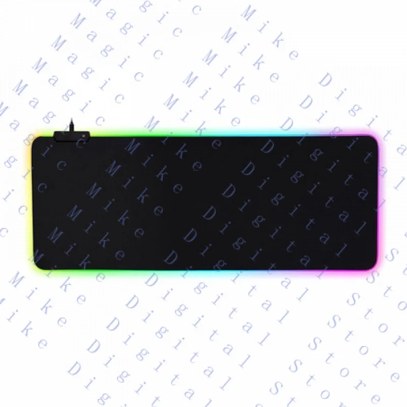 H  Compatible for Razer and Logitech Large RGB Gaming Mouse Keyboard Mat