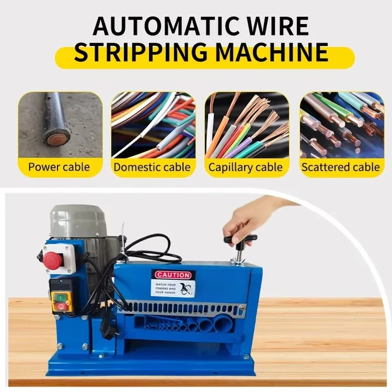 40mm Multifunctional Scrap Wire Stripping Machine Waste Copper Cable Peeler Machine Home Use Machines for Copper Aluminum