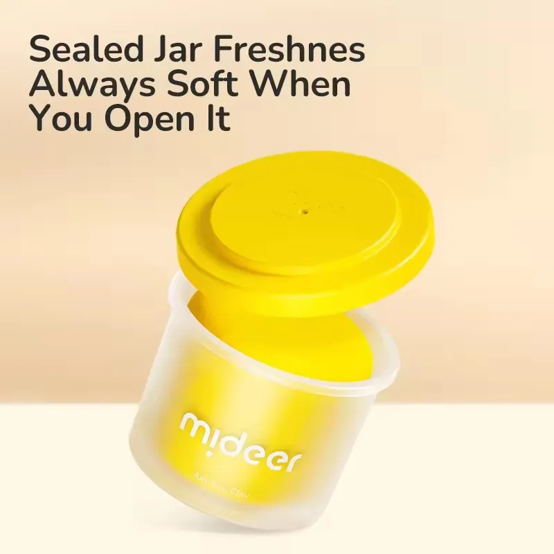 미디어 24/36색 에어리 펀 클레이 창의적인 초경량 클레이 무향 플레이 도우 어린이 교육용 장난감 3세 이상