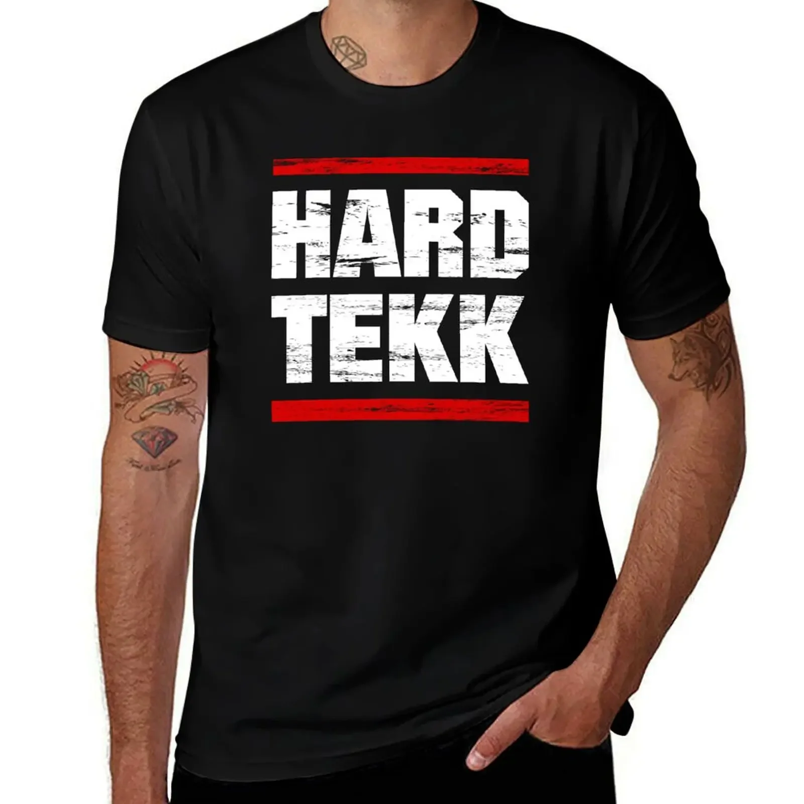 Hardtekk - Tekk - Rave - Techno T-Shirt plus size clothes man t shirt essential t shirt Men's t shirts