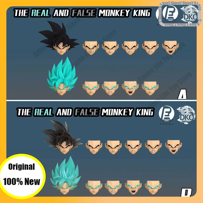 

New DKO Studio Recustom Dragon Ball Ultra Instinct Super Saiyan Blue Son Goku Head Accessories Headsculpt Anime Action Figures