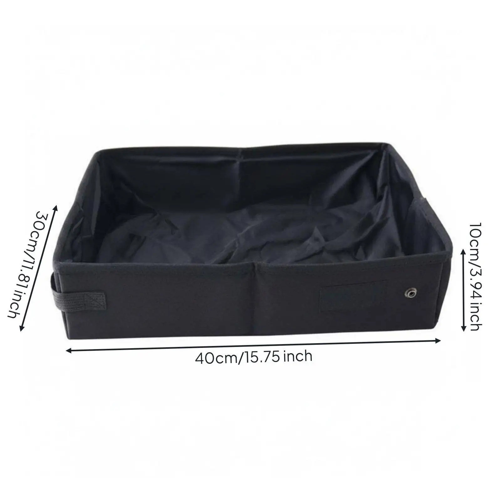Foldable Travel Cat Litter Box Portable Pet Toilet Waterproof Oxford Cloth for Car Trips and Camping - view 5