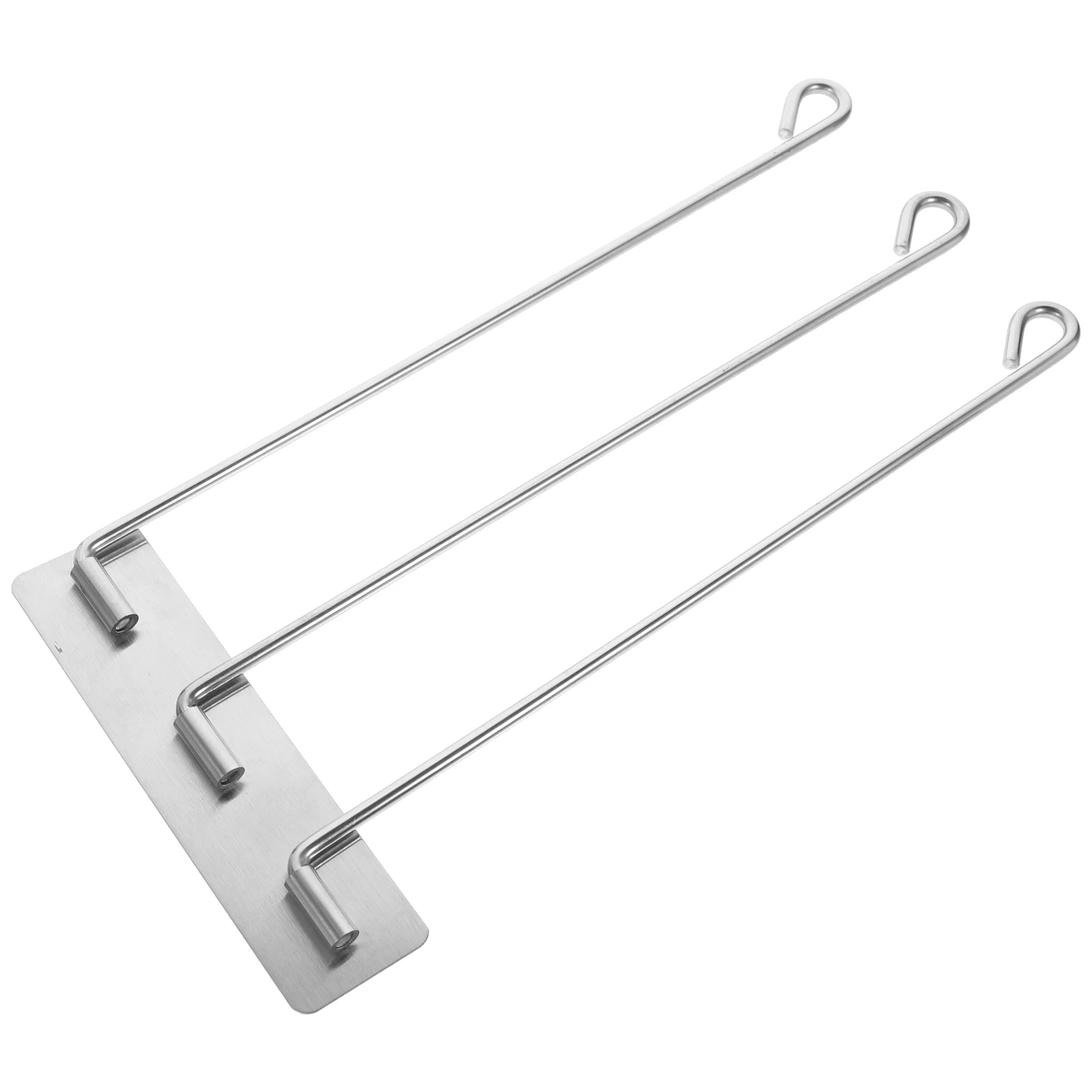 

Stainless Steel Wall Rack Heavy Duty Towel Holders Bathroom Kitchen Shelf Anti Corrosion Pipe Organizer Space Saving