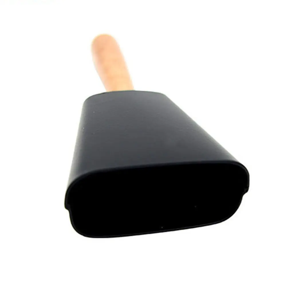 Handheld Metal Cowbell with Sturdy Iron Construction for Sports Cheering Outdoor Events Wedding Market Classroom Agriculture Use