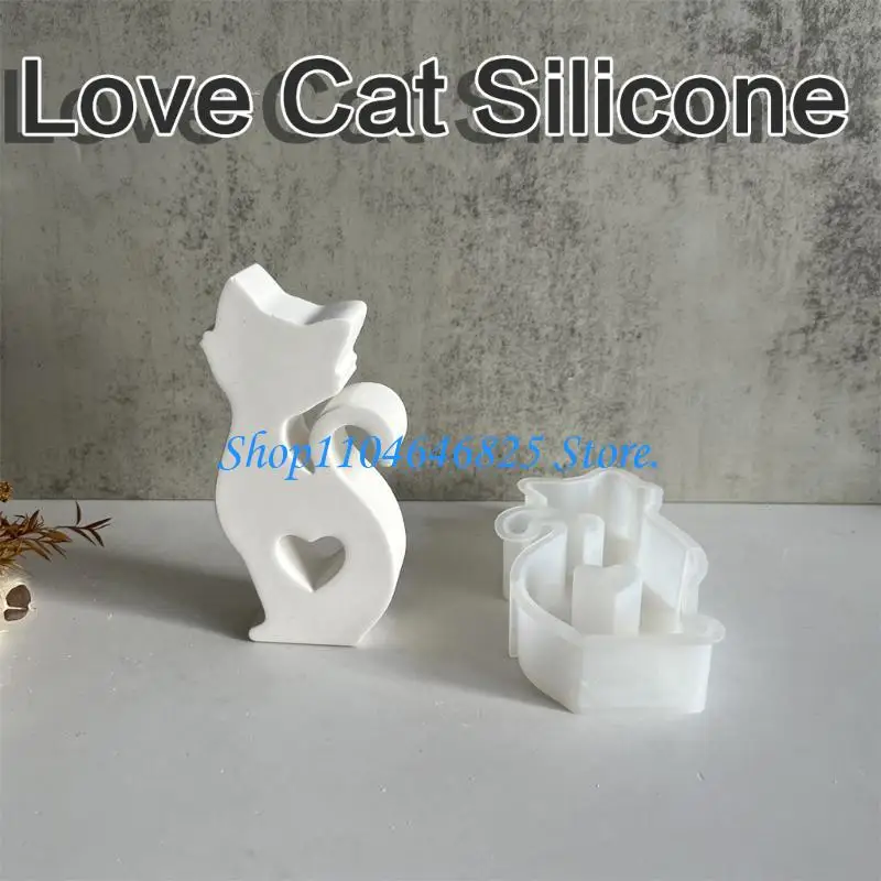 Nonstick Silicone Mold for Cats Themed Resins Casting and Crafting Resins Mould