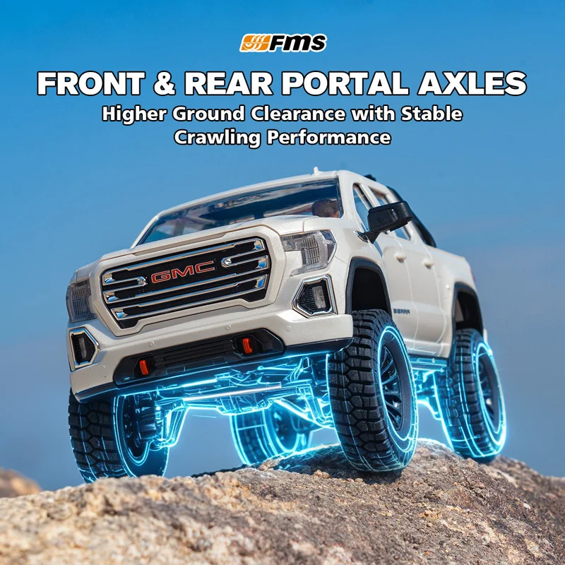 

FMS FCX18S 1:18 GMC Sierra S Brushless RC Crawler 4WD Off Road Truck