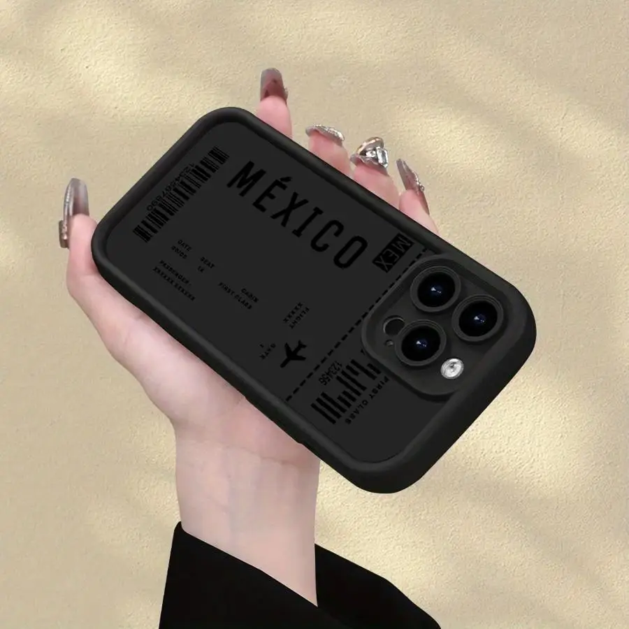 حافظة لهاتف آيفون XR 13 12 11 Pro Max 15 16 14 Plus XS Max 17 Air 16e من السفر في الصين