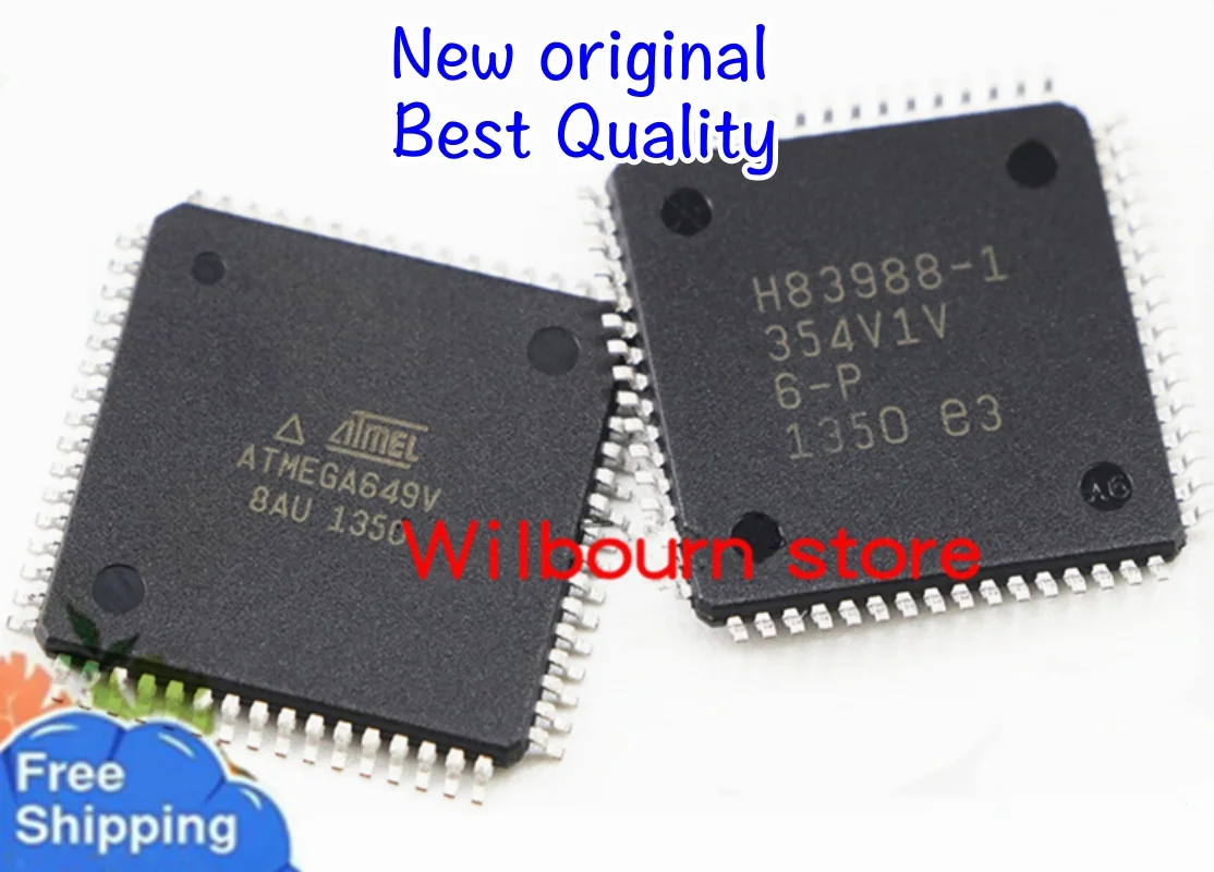 5PCS~20PCS/LOT ATMEGA649V-8AU ATMEGA649V 8AU TQFP64 100% New Spot stock