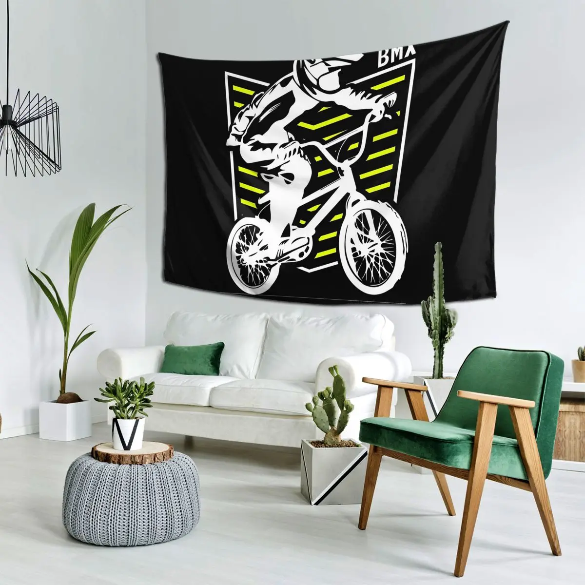 

Bmx Apparel Retro Bmx Bike Old School Patch Tapestry Wall Hanging Aesthetic Home Decor Tapestries for Living Room Bedroom