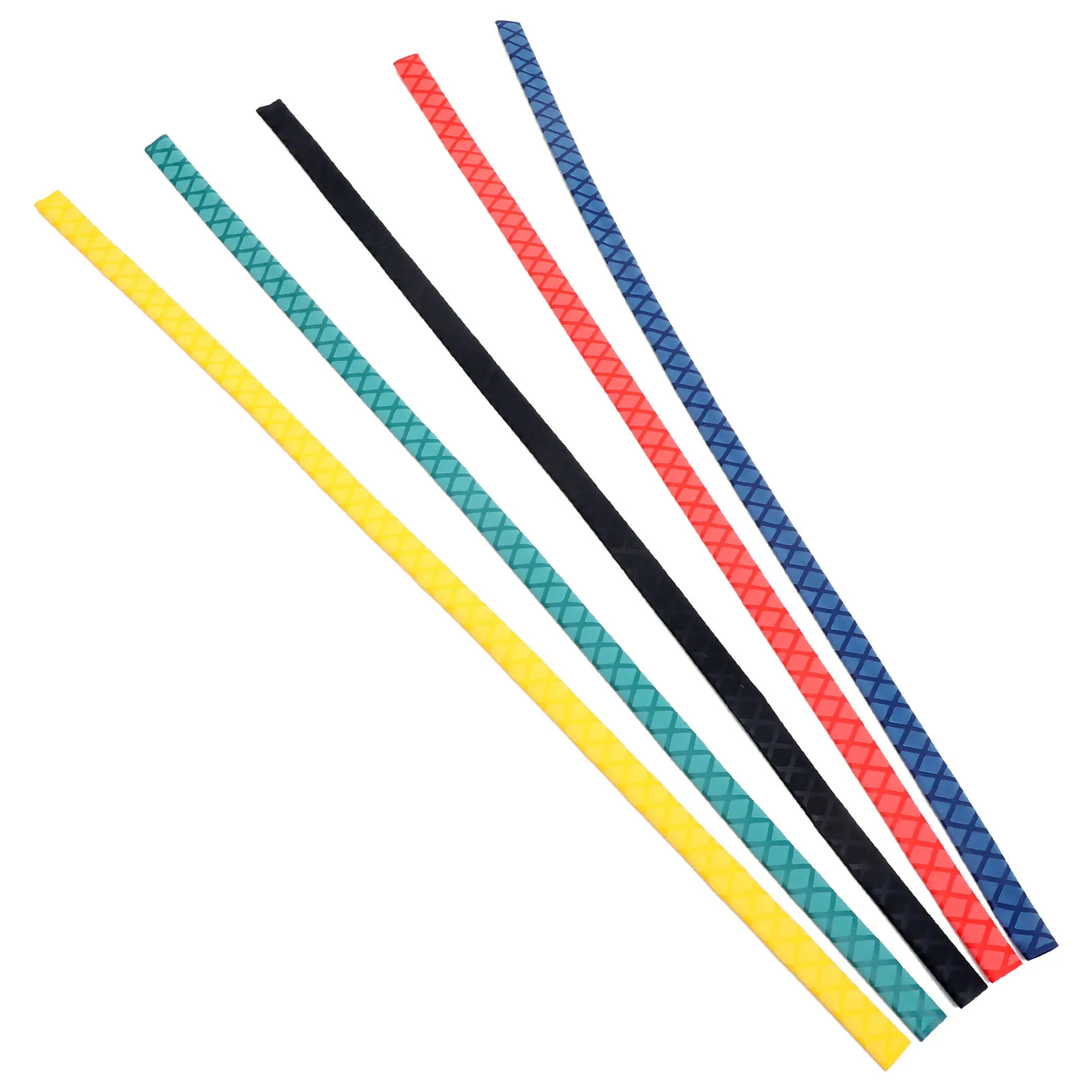 

5pcs 18mm BlackRedBlueYellowGreen Anti-slip Handle Covers Shrink Tubing Drumsticks Fishing Rods Badminton Rackets Heat Wrap