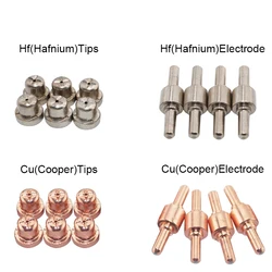 Long Short PT-31 Cutting Torch Short Ni Hafnium Wire or Cooper Tips and Electrodes for 40A 50A Inverter Air Plasma Cutter