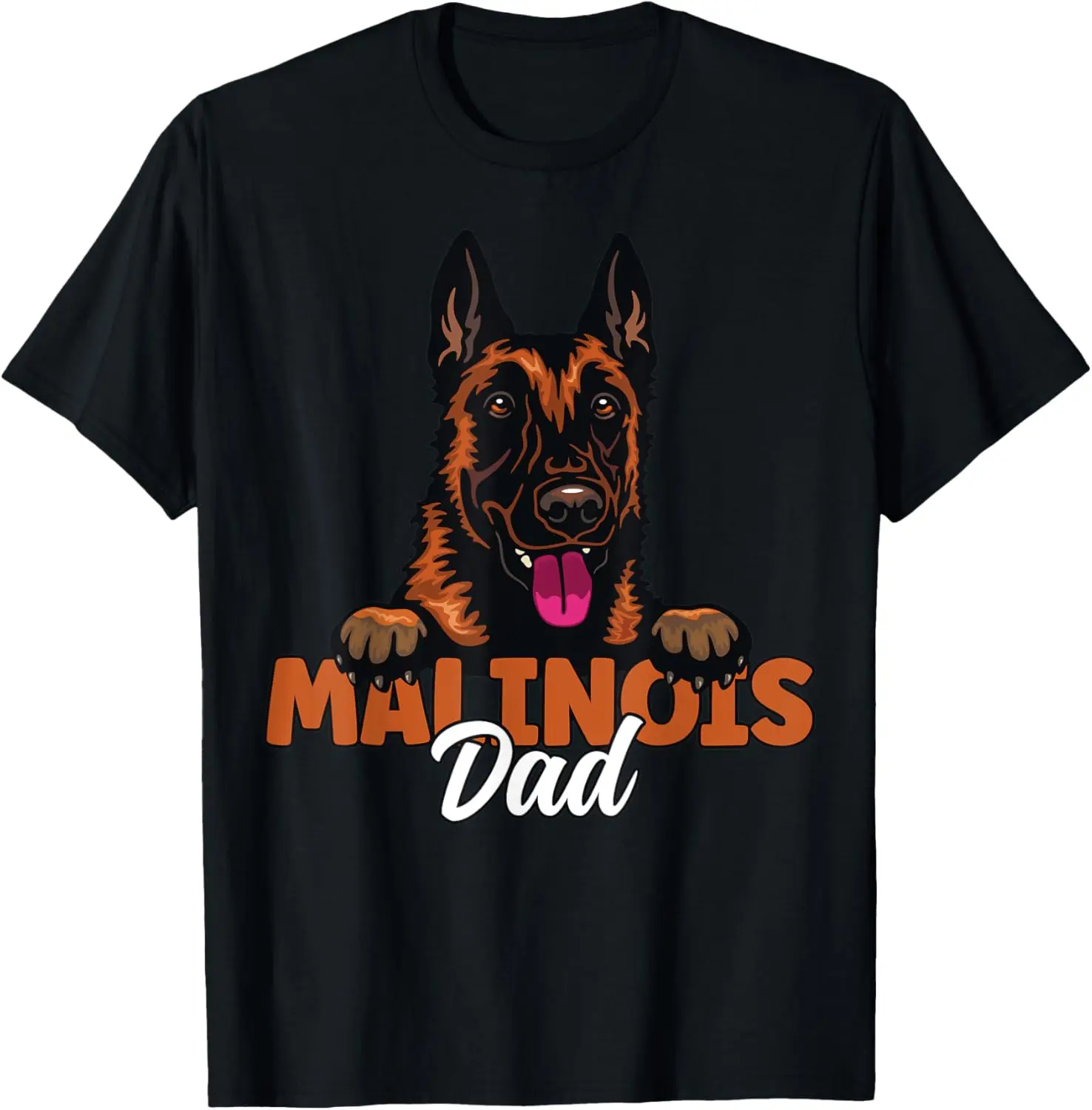 Malinois cão pai t-shirt, Malinois pai t-shirt, Amante do cão