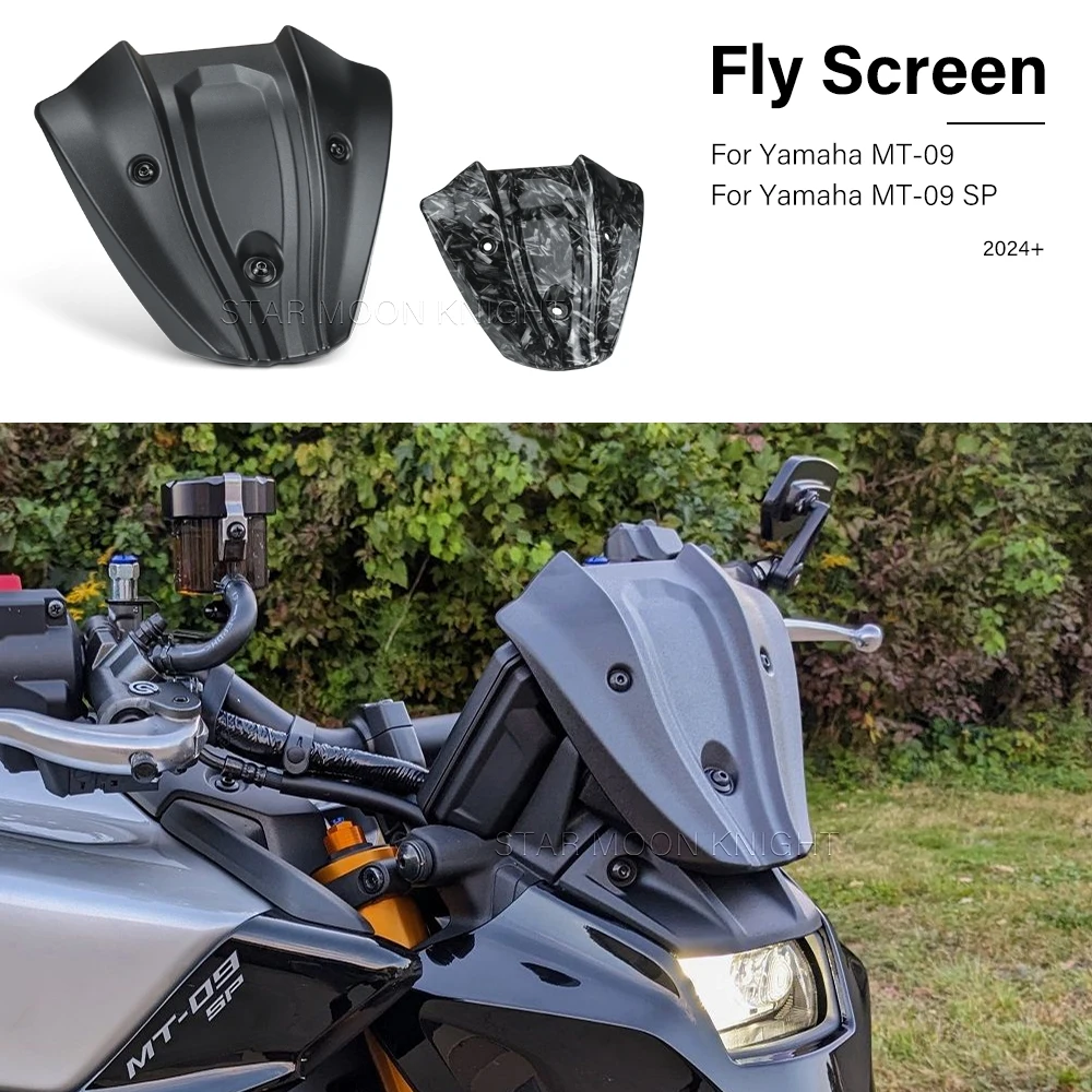 

Front Windshield Decorative For Yamaha MT-09 MT-09 SP MT09 2024+ Street Fly Screen Accessories