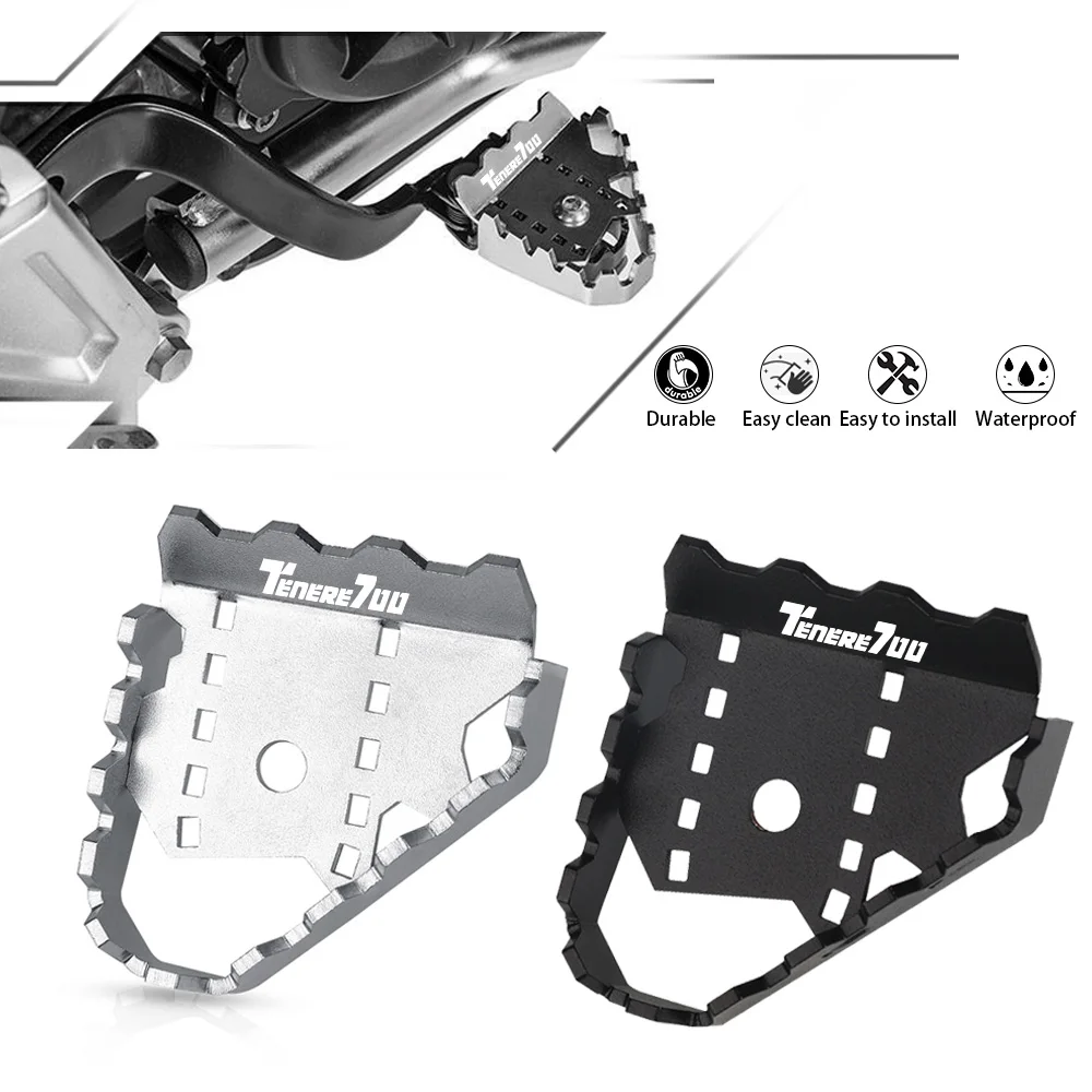 Extension de pédale de frein de moto pour YAMAHA TENSoutheast, plaque de pointe de marche, agrandir Peg, 700, 700, 2019, 2021, 2022, Tenere700, T7, 2022 CountZ 2023