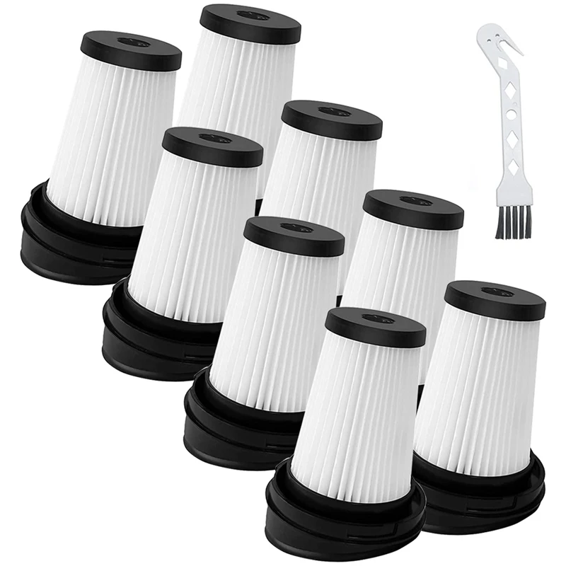 8 Handheld Vacuum Cleaner Filters, For Grundig Vch 9629 Vch 9630 Vch 9631, Vacuum Cleaner Filter With Cleaning Brush