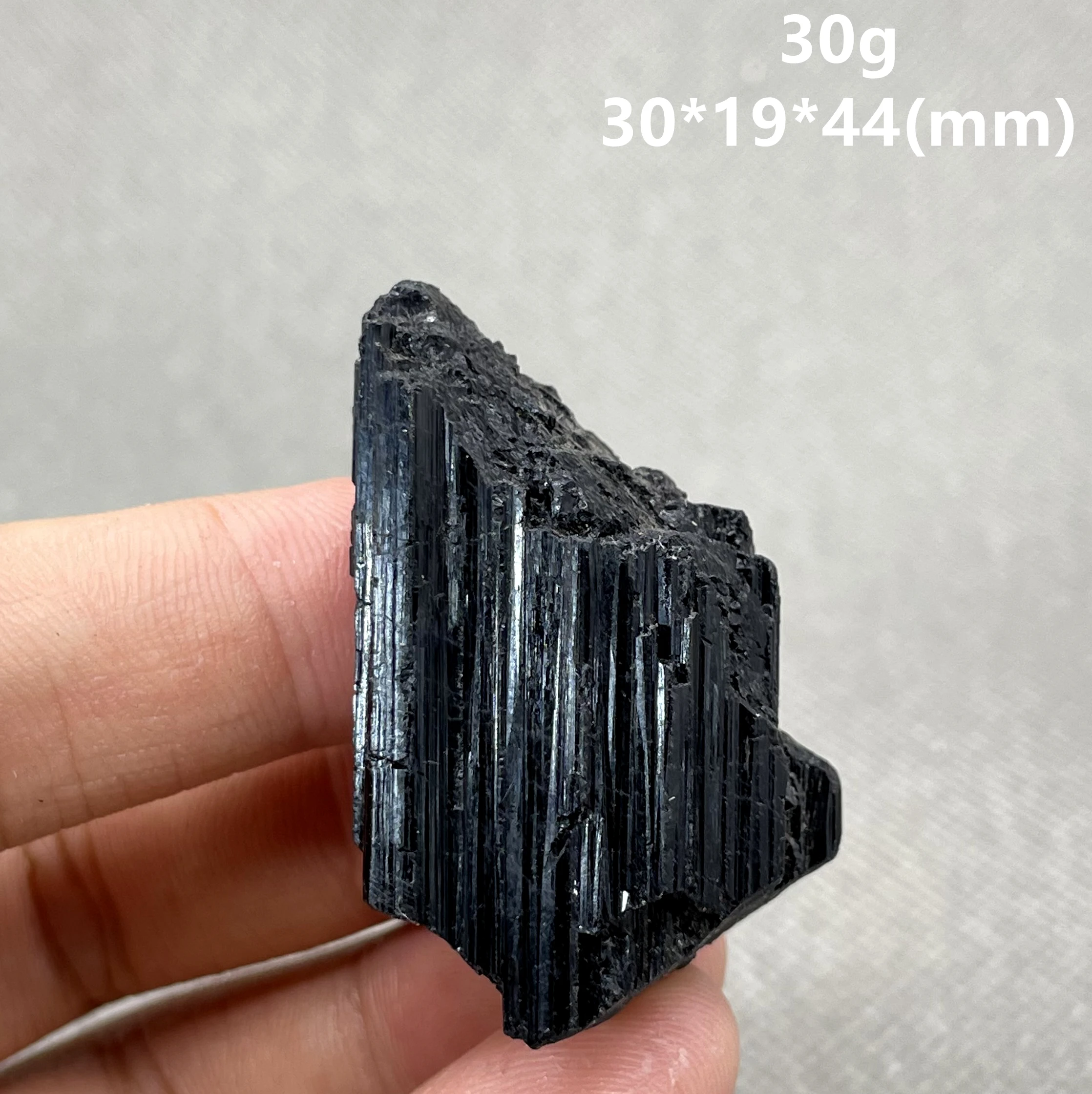 Natural Brazilian black tourmaline mineral specimen + healing quartz crystals and stones rock gemstone