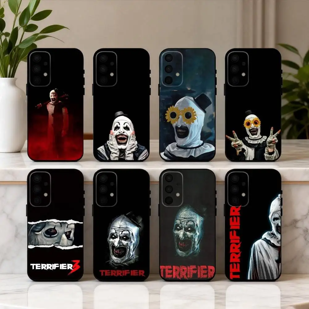 

movie T-thrilling T-Terrifier-R Phone Case For Samsung Galaxy A73,A72,A71,A70,A53,A52,A51,Soft Silicone Black Cover