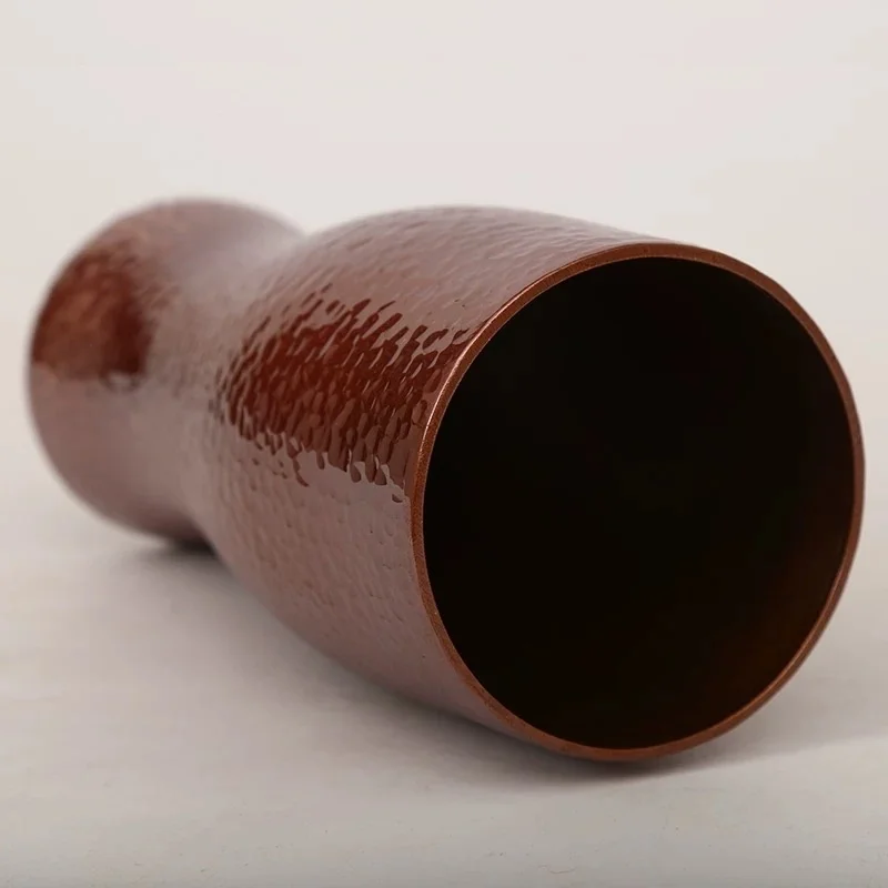 النحاس النقي القهوة القدح شجرة الملمس رائعة خمر موسكو البغل سماكة دائم كوب ماء 450 مللي سطح أملس فنجان شاي #2