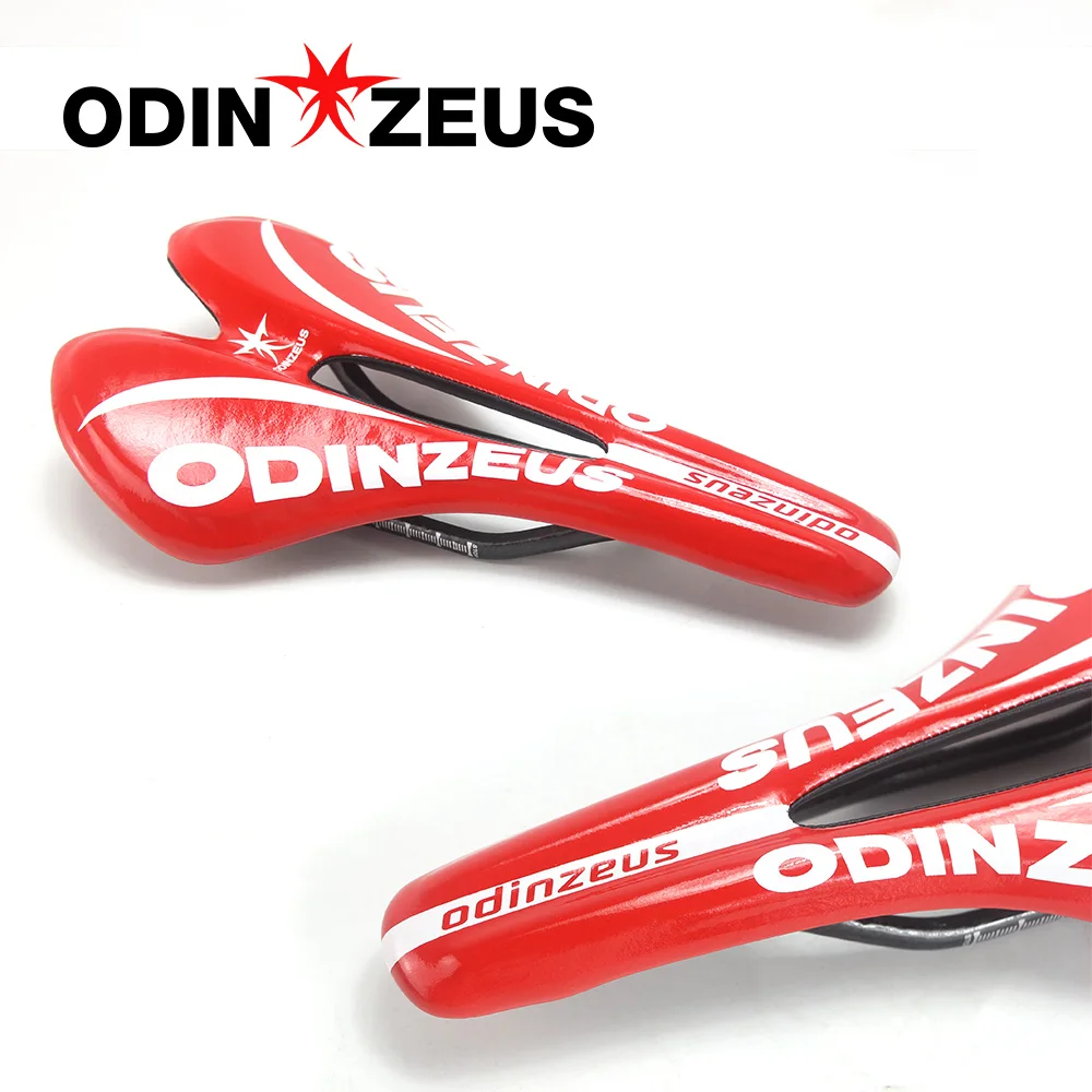 ODINZEUS-PU and Nylon Mountain Bike Saddle for Men, Comfortable, Breathable, MTB, Bicycle Front Seat, Round Bow, 7*7