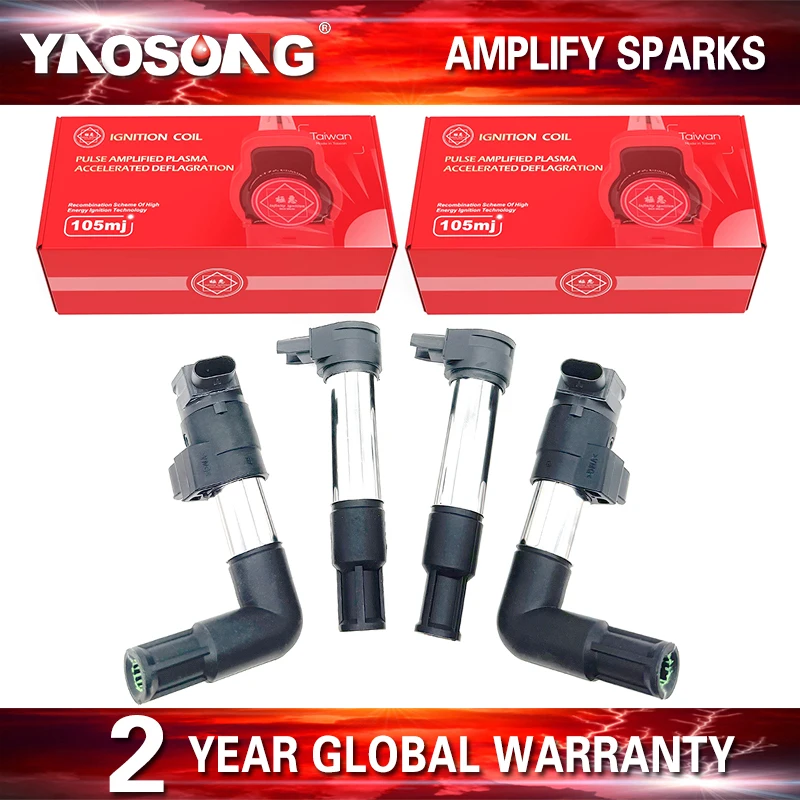 

4PCS IGNITION COIL BMW R nineT 2016-2021 (K23) R1200GS 8565079-02 8565080-02 8560173-02