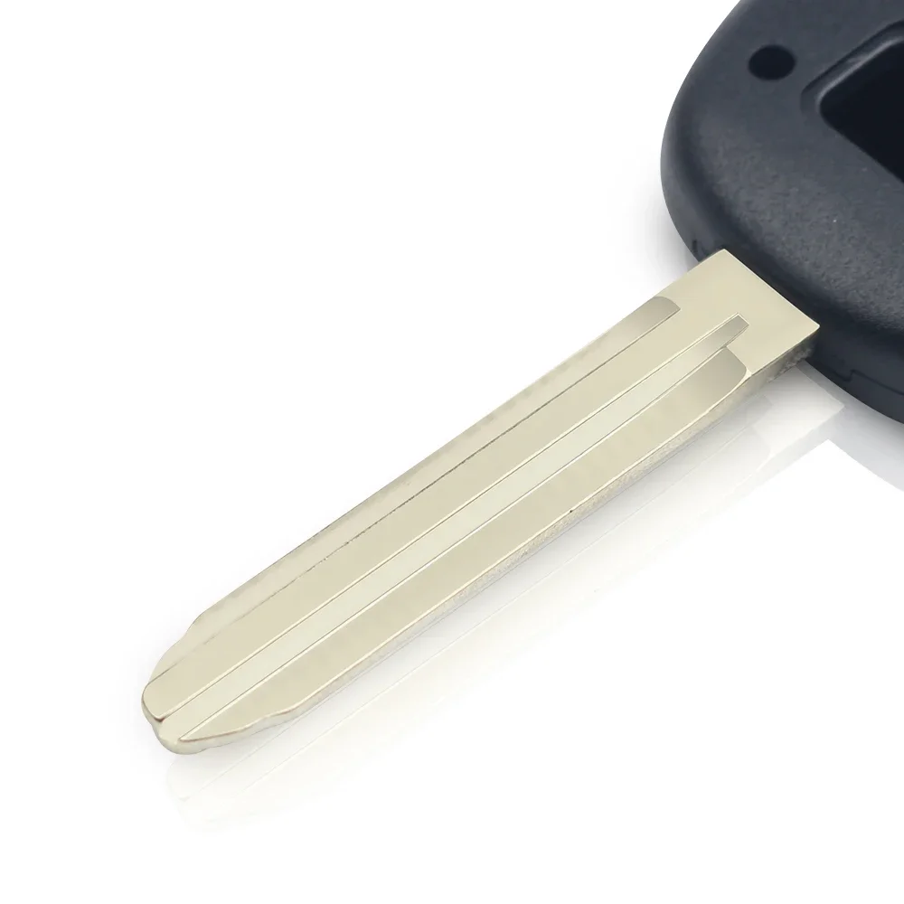 KEYYOU With Rubber Pad Remote Car Key Shell Case For Toyota Yaris Carina Corolla Avensis Cover Toy47 TOY40 TOY43 Blade