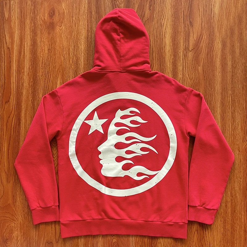 Hellstar Studios Uniform Red wash water hoodie