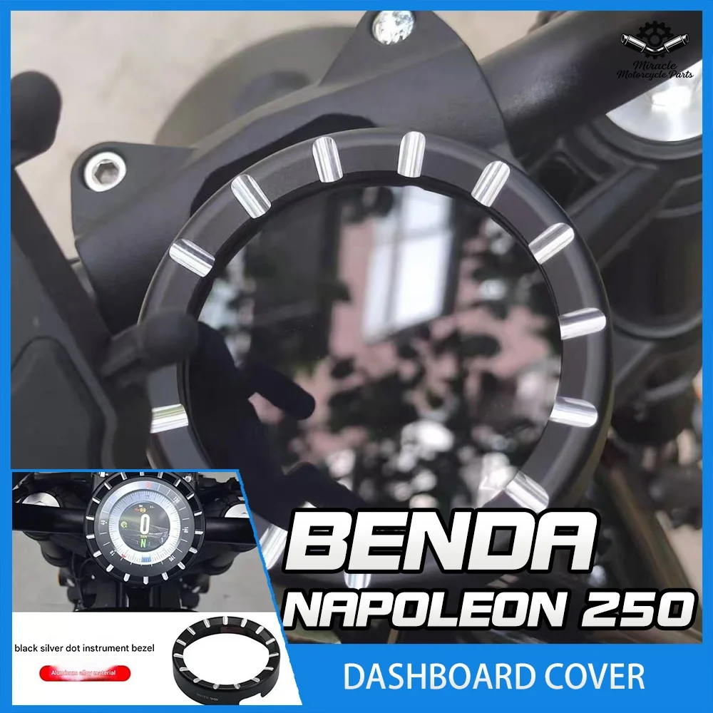 Motorcycle instrument panel cover accessories for Benda Napoleon Bob 250