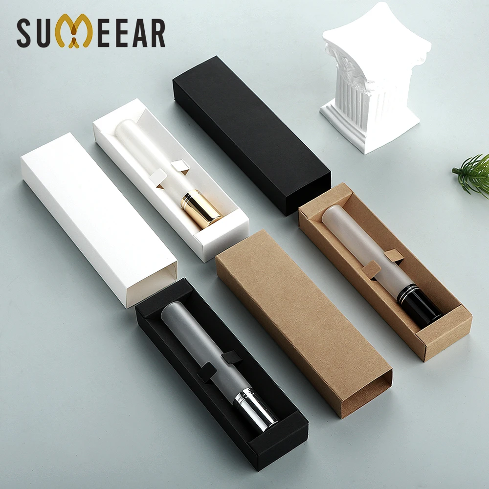 

30/50PCS 15ml Frosted Glass Perfume Sprayers Double-line Aluminum Nozzles Portable Travel Refillable Washable Reusable with Box