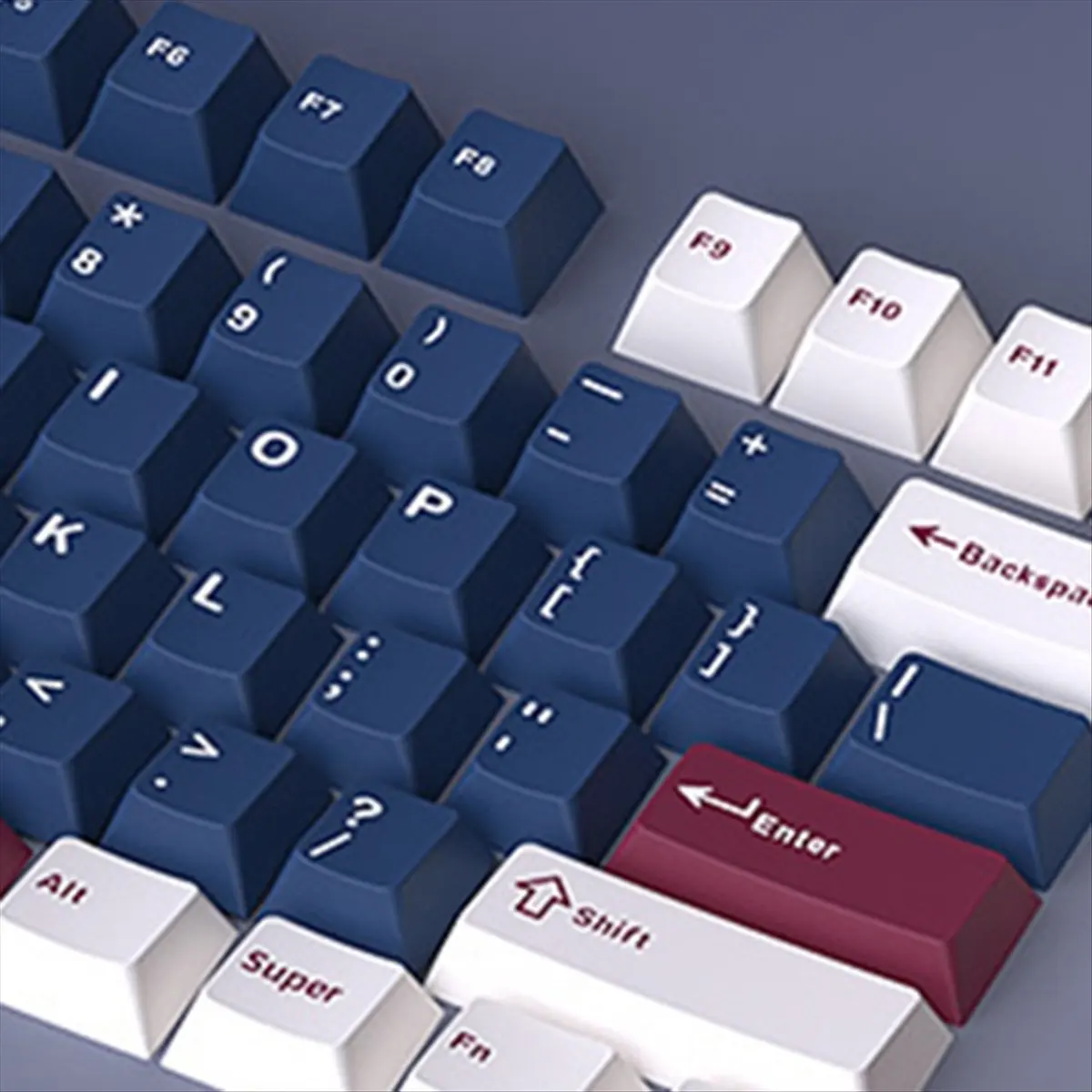 Keycap Set for Mechanical Keyboards 126 Double Shot PBT Cherry MX Keycaps for GMK67 GMK87