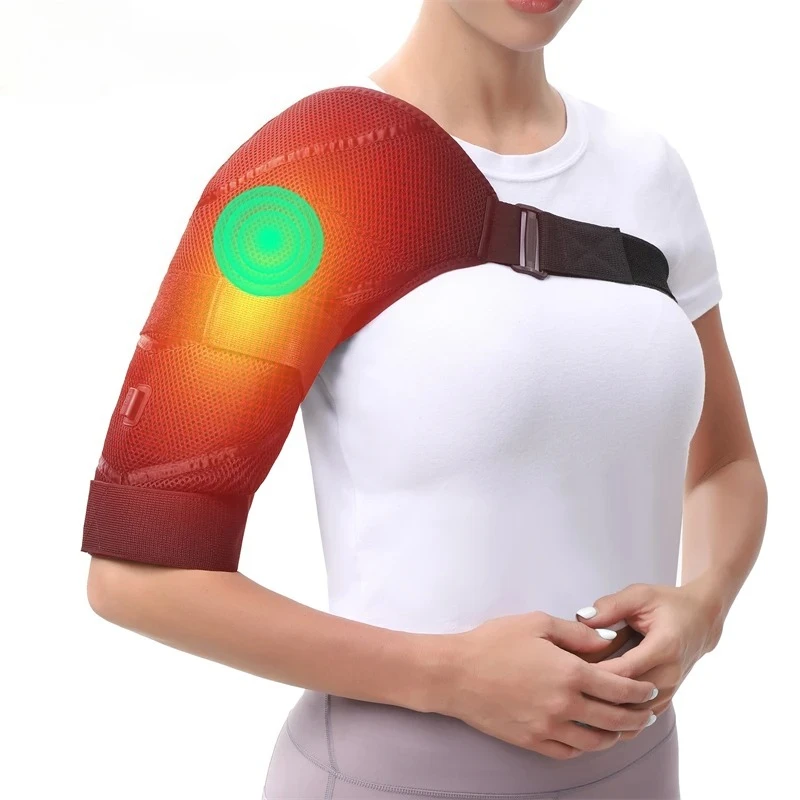 

Electric Heating Massage Shoulder Support Vibration Shoulder Massage Brace Belt Strap For Joint Brace Care Muscle Relaxation