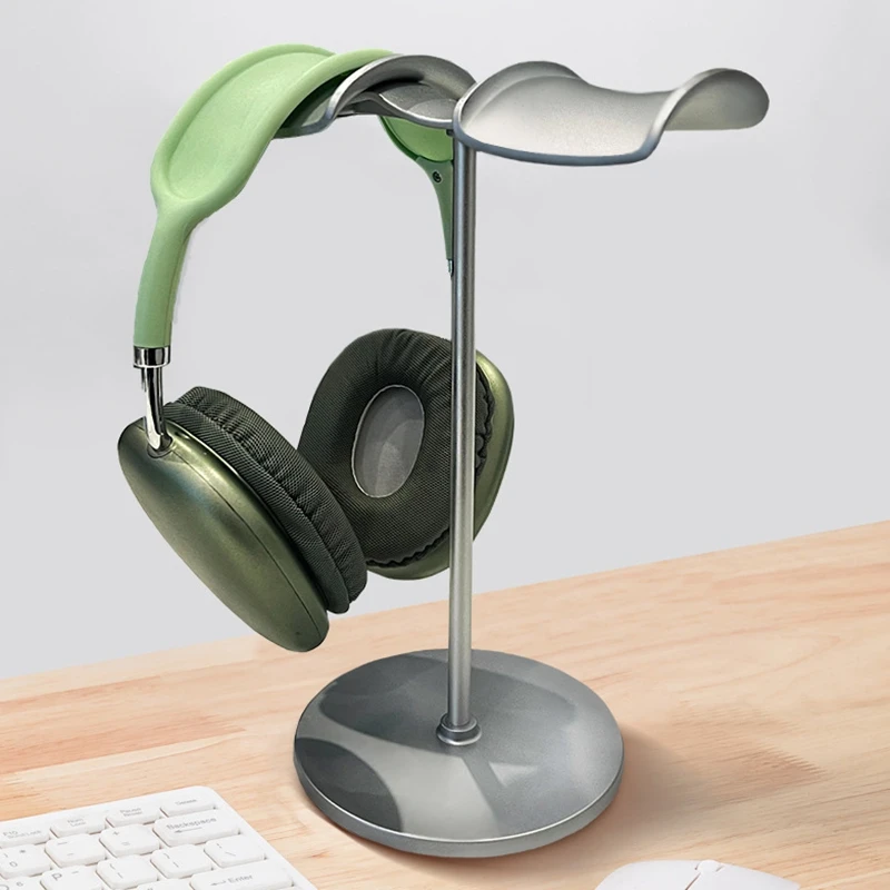 ABS البلاستيك مزدوجة سماعة حامل قوس المزدوج شماعات هوك سماعة حامل سطح المكتب جبل للألعاب سماعة