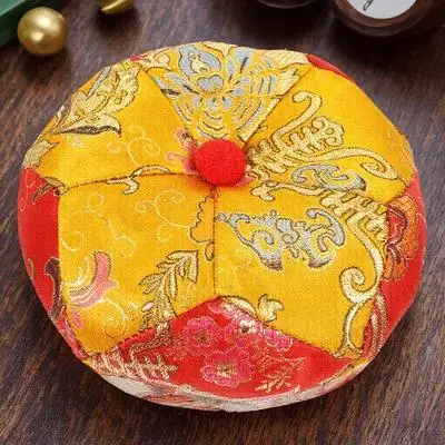 

Handmade Embroidery Wooden Fish Pad Cushion For Sound Bowl Tibetan Singing Bowl Holder Mat Accessory