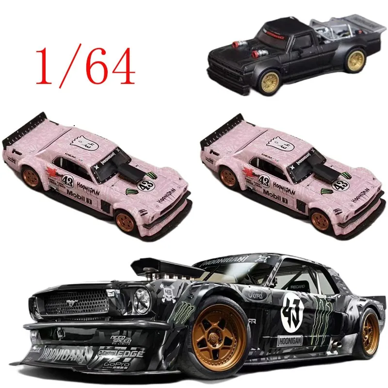 

SW Diecast 1/64 Scale Ford Mustang Hoonicorn / F-150 - Radically Customized Limited Edition Alloy Car Model Toys for Boys Gift