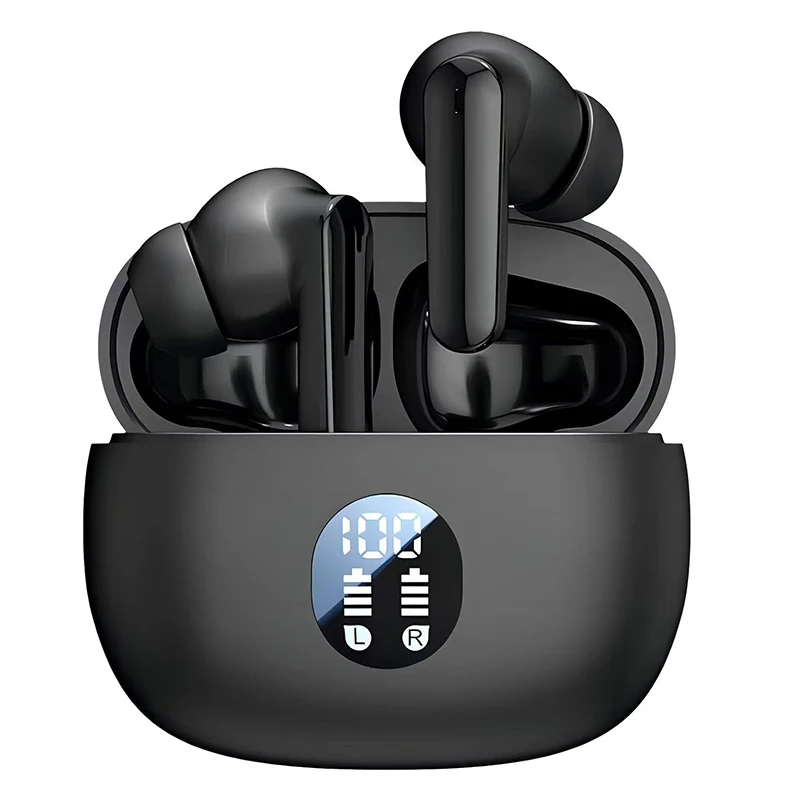 UYUXIO BT5.4 écouteur sans fil 48H LED affichage écouteurs avec HiFi stéréo IP7 étanche casque antibruit écouteurs