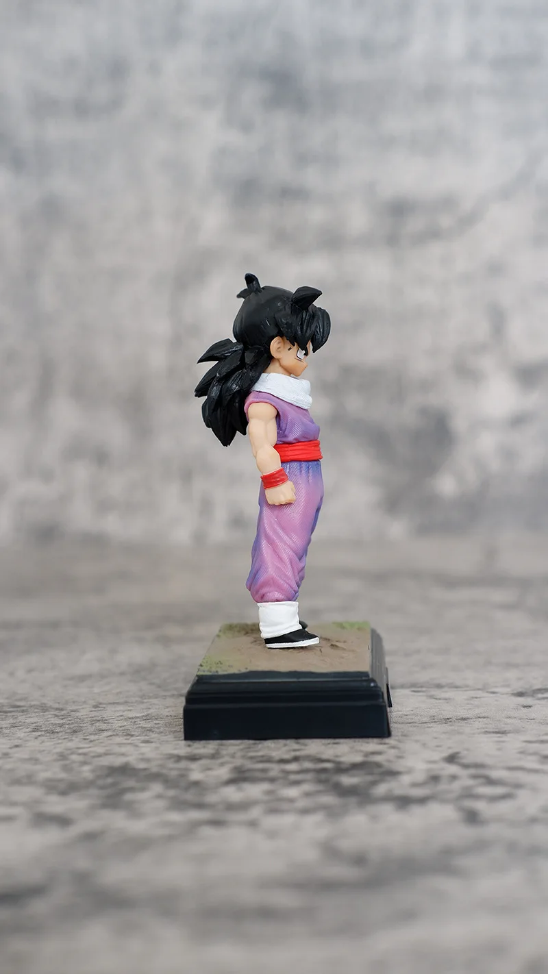 19CM Anime Dragon Ball Son Gohan Figure Angry Standing Scene Base Model Toy Gift Collection Action Figure Boxed Doll view 3