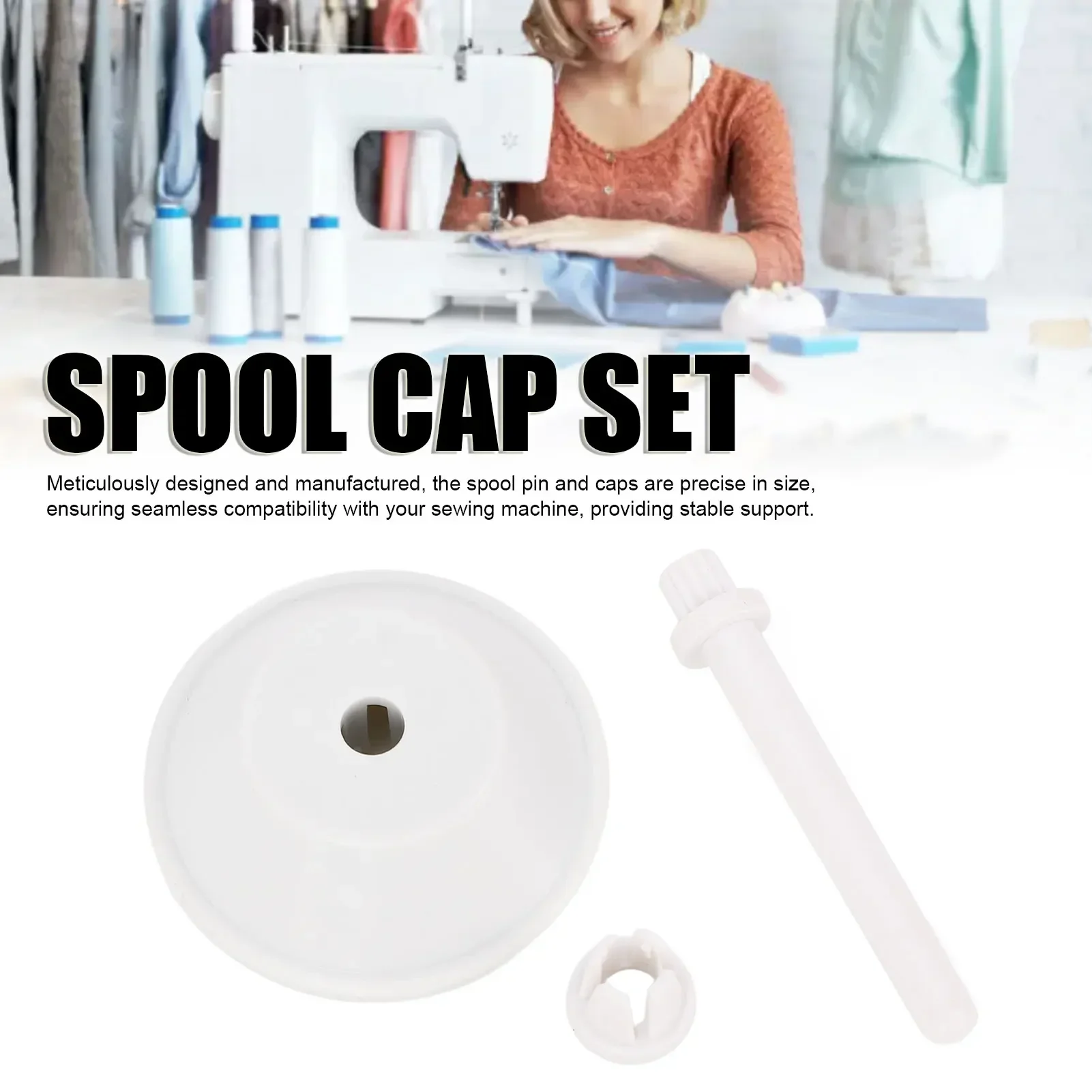 Spool Pin Cap Set R12373210B TA10943209S R60033210 Sewing Machine Spool Pin And Caps