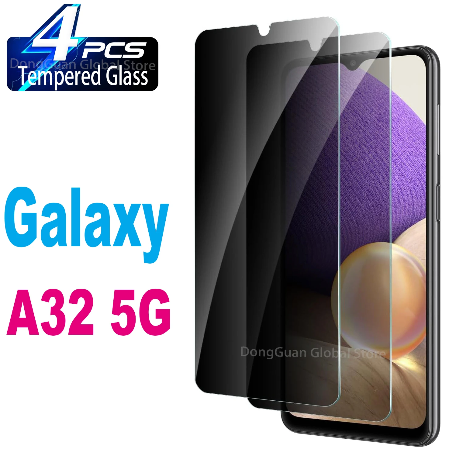 For Samsung Galaxy A32 5G Anti Spy Protector Privacy Screen Tempered Glass