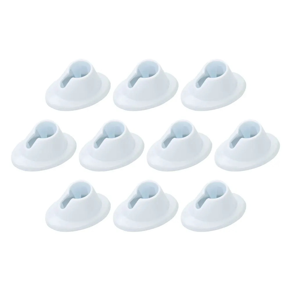 10 szt. Stojak na akcesoria do paznokci, elastyczny silikonowy uchwyt na butelki, zapobiegający rozlewaniu, do przechowywania lakierów i szminek w podróży.