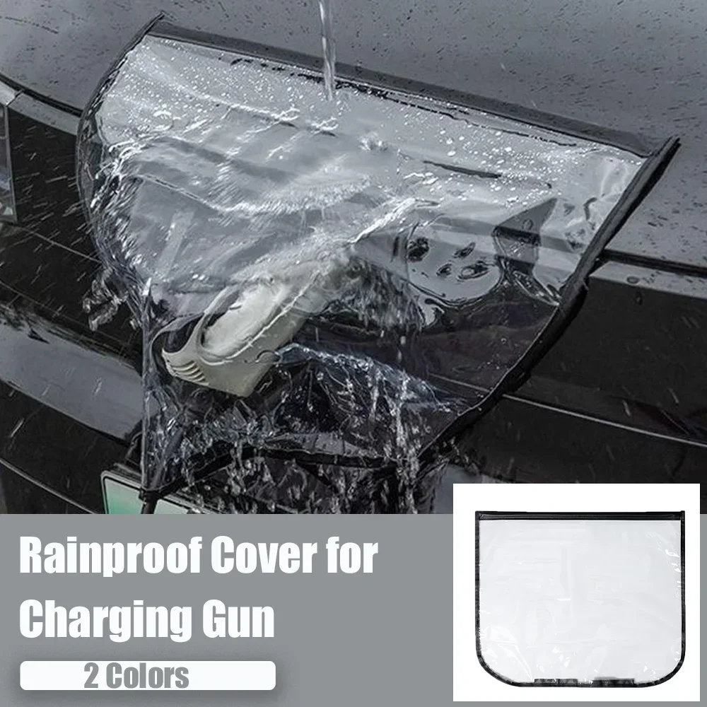 New Durable Electric Car Charger Protector Waterproof Charger Port Cover Transparent Ev Charger for Electric for Vehicle