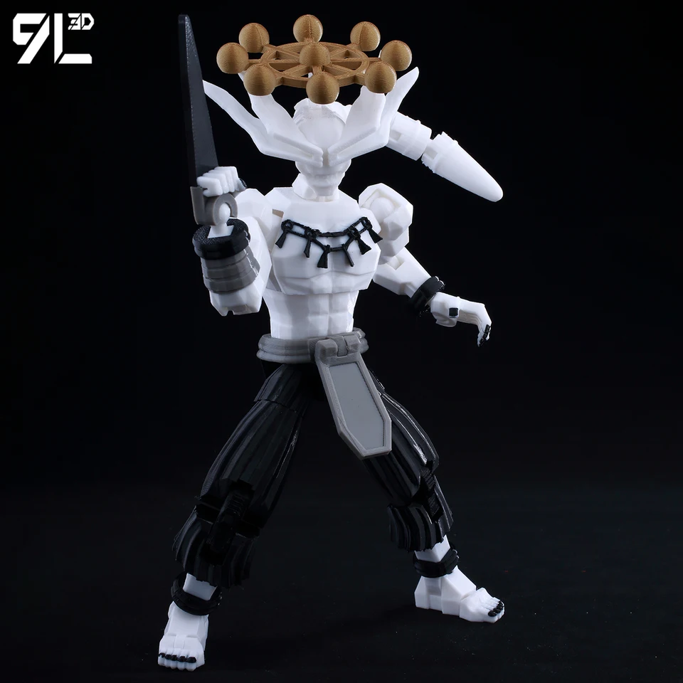 9L3D アニメ Mahoraga アクションフィギュア Lucky13 Dummy13 可動多