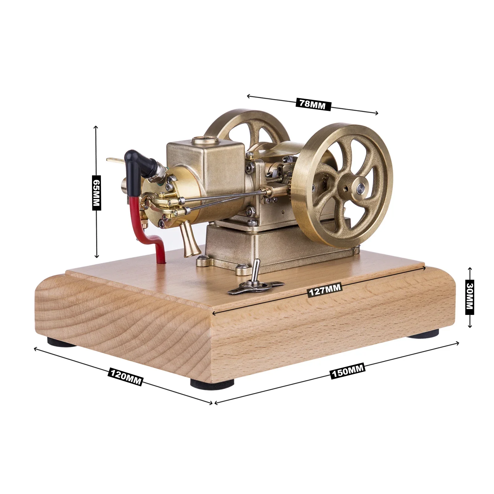 NF M17B 1.6cc Single Cylinder Horizontal Water-cooled Internal Combustion Engine Model Mini Four-stroke Adjustable Speed Engine