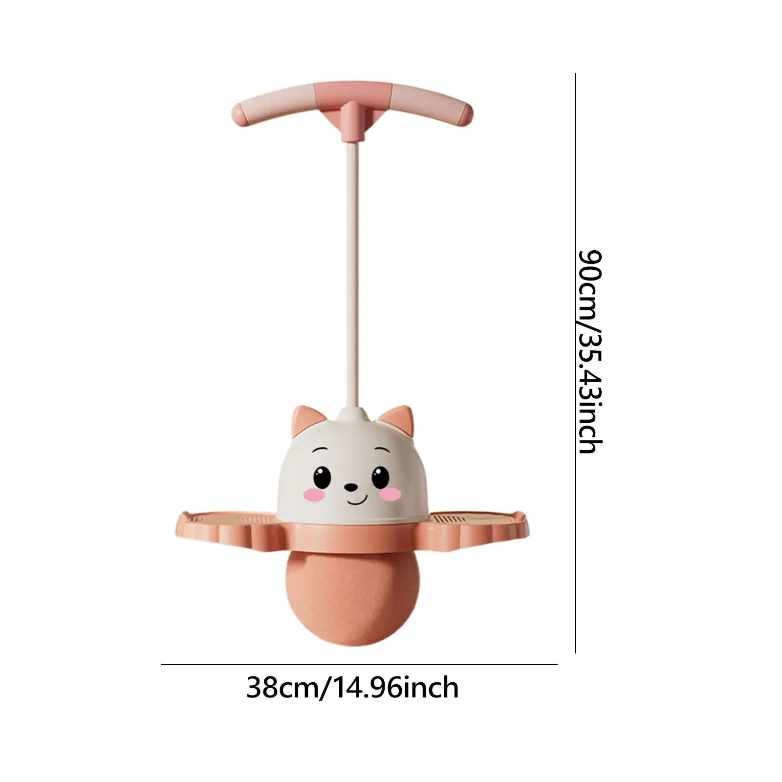 Pogo Jump Ball Adults Girls with Handle Children AntiSlip Bouncing Ball for Workout Gifts Exercise Balance Ability Sports Home